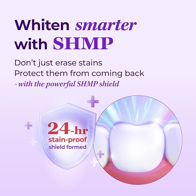 HIMALAYA PINKSALT Purple Whitening Toothpaste - Teeth Whitening, Deep Stain Remover with Fluoride, Plaque Remover, Appropriate for Sensitive Teeth, Peroxide Free - Vanilla Mint, 3.5 oz (3 Packs)