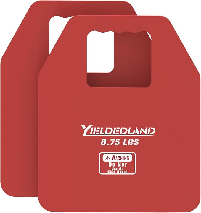 Curved Weight Vest Plates, 5.75/8.75lbs Pairs, Weighted Vest Men Woman, Strength and Endurance Training, Fitness Workouts, Running, Walking-StrideForce Fitness