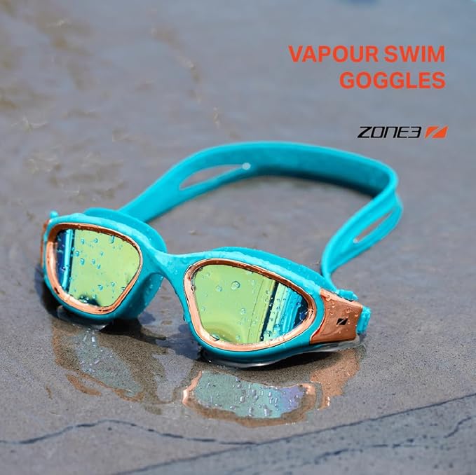 ZONE3 Vapor OWS Goggles - Teal Cream Copper-StrideForce Fitness