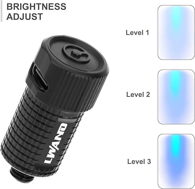 LWANO Rechargeable Archery Sight Light, 3 Brightness Levels Bow Sight Light for Hunting-StrideForce Fitness