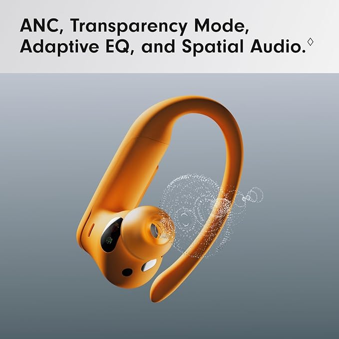 Beats Powerbeats Pro 2 Wireless Bluetooth Earbuds - Noise Cancelling, Heart Rate Monitor, IPX4, Up to 45H Battery & Charging Case, Works with Apple & Android - Electric Orange-StrideForce Fitness