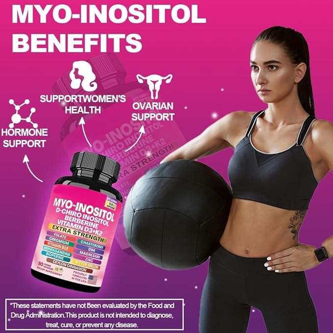 ALongDeng Soothe-Smooth Bundle,Soothe & Smooth Bundle Multivitamin Combo, Cortisol Support Myo-Inositol Multivitamin Combo with Magnesium Glycinate, Ashwagandha, L-Theanine & Herbal Blend - D-StrideForce Fitness