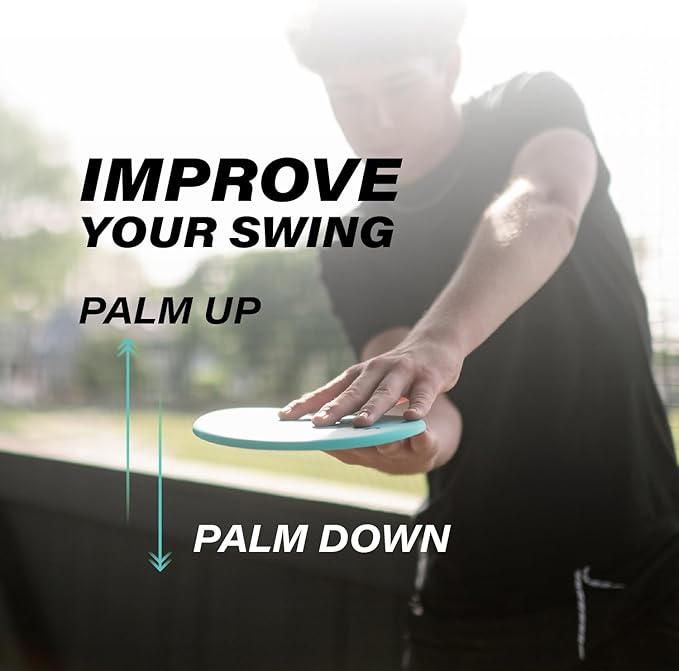 Swing Disk Baseball Swing Trainer, Baseball Hitting Trainer Disks for Improving Baseball Swing, Baseball Training Equipment to Analyze Swing and Improve Batting Mechanics-StrideForce Fitness