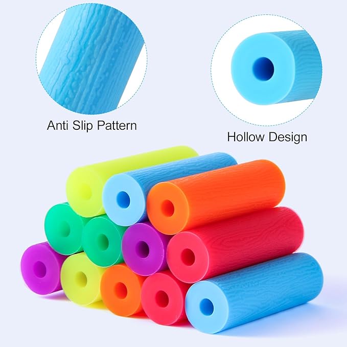 12PCS Aligner Chew, Aligner Trays Chompers for Invisalign, Orthodontic Chompers Retainer Trays Seaters with Travel Carrying Case (White)