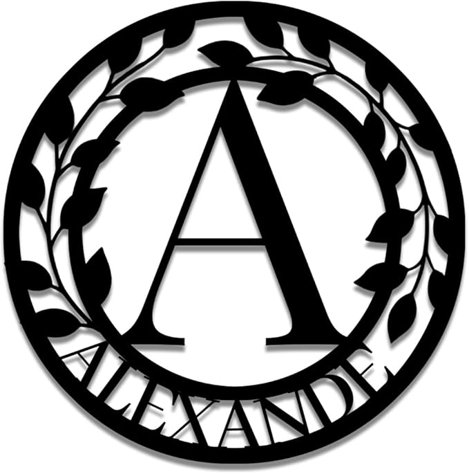 Personalized Metal Last Name Sign | Custom Metal Signs | Family Wall Art & Split Letter Name | Wedding Gift & Anniversary | Indoor Decor Gift for Women, Men, Wife, Parents, Couple-StrideForce Fitness