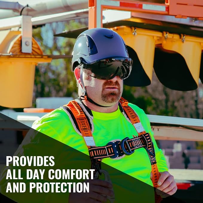 Malta Dynamics APEX Type 2 Safety Helmet – OSHA and ANSI Z89.1 Compliant Safety Hard Hats for Construction Workers and Vented Helmet for Head Protection-StrideForce Fitness