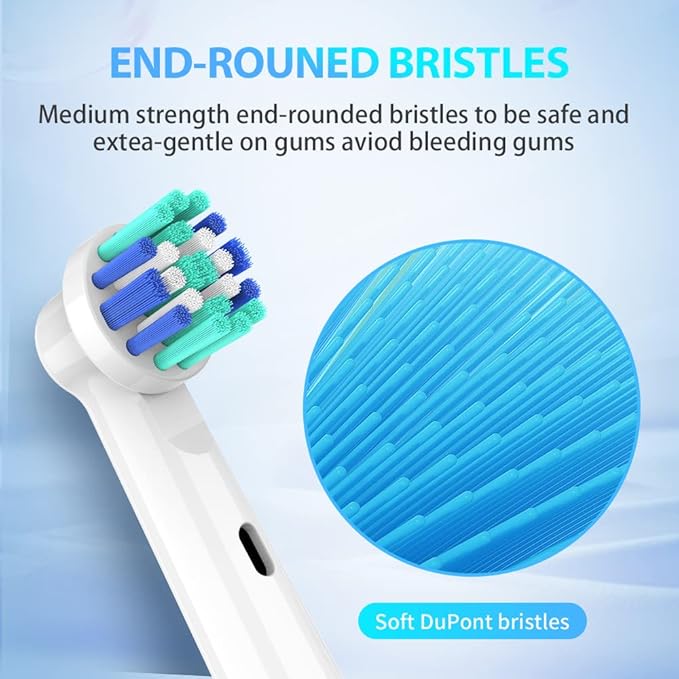 Replacement Toothbrush Heads for Oral B Braun(Individually Packaged),16 Pack Professional Electric Toothbrush Heads Compatible with Oral B 7000/Pro 1000/9600/ 5000/3000/8000 (16 Count)