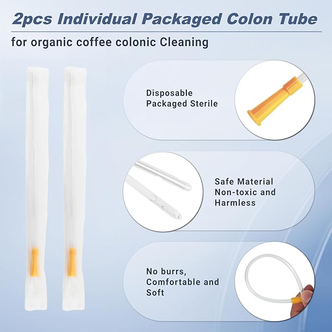 Electric Enema Bottle Set, TopQuaFocus Colon Cleanse Enema Kit for Women and Men, Feminine Care Douches with 3.96ft Silicone Hose, Automatic Organic Home Coffee Colonic Cleansing Enemas-BPA Free-StrideForce Fitness