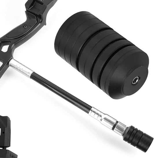 VBESTLIFE Archery Bow Stabilizer Weight Kit, Detachable Aluminum Alloy Counterweight Kit for Recurve Bow and Compound Bow-StrideForce Fitness