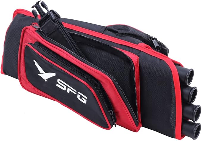 SOPOGER Archery Hip Quiver for Arrows - 3 or 4 Tube Bow Belt Quiver Waist Hanged for Youth Teens Adults Compound Bow Recurve Bow Target Shooting-StrideForce Fitness