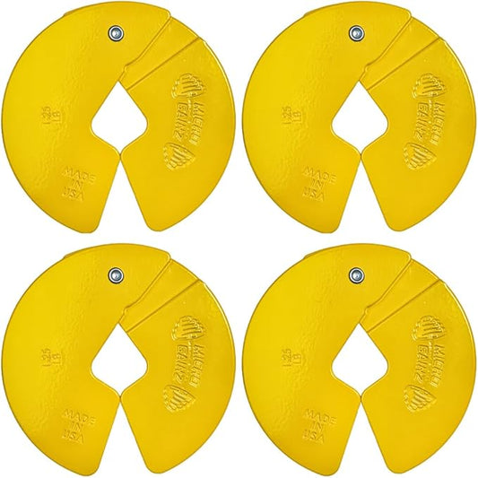 Micro Gainz Dumbbell Fractional 1.25lb Weight Plate, Ideal for Micro Loading, (Choose Color) 4 Piece Fractional Weight Plates, Designed for Dumbbell Training, Made In USA-StrideForce Fitness