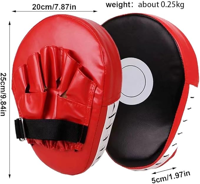 2-in-1 Boxing Gloves and Punching Mitts Set for Kids Youth,6 oz Kids Boxing Gloves and Boxing Pads,Boxing Training Equipment for Punching Bag,Kickboxing,Gift for Boys and Girls-StrideForce Fitness