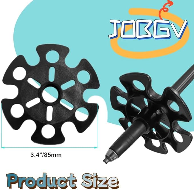 Walking Stick Tips,Removable Mud Ski Basket Trekking Pole Snowflake Basket,Removable Mud Ski Basket Replacement Accessory for Hiking Poles(8 PCS)-StrideForce Fitness