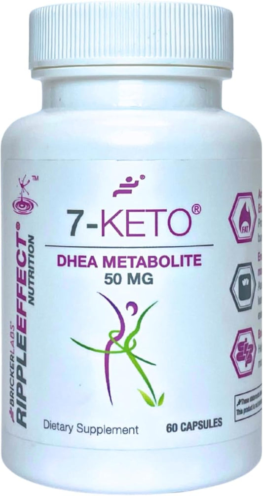 7-Keto DHEA Metabolite 50 mg Dietary Supplement for Weight Management, Safe and Effective Weight Management Support, 60 Capsules-StrideForce Fitness