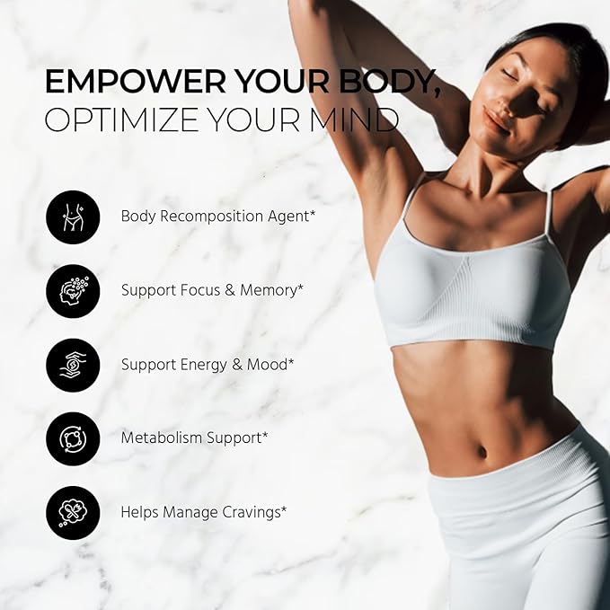 Ignite - Thermogenic Fat Burner & Nootropic - Weight Management, Craving Control, Metabolism, Focus & Energy Support with ACV, Green Tea Extract & More - High Absorption with BioPerine® (60 Capsules)-StrideForce Fitness