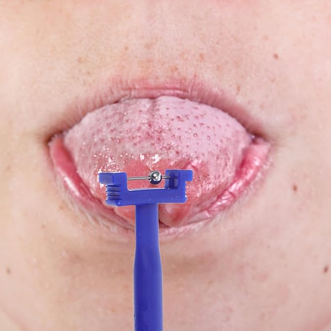 Ngue Muscle Training Tool 4pcs Tongue Tip Trainer for Boys and Girls Oral Stimulation Kit Speech Therapy Tool Portable