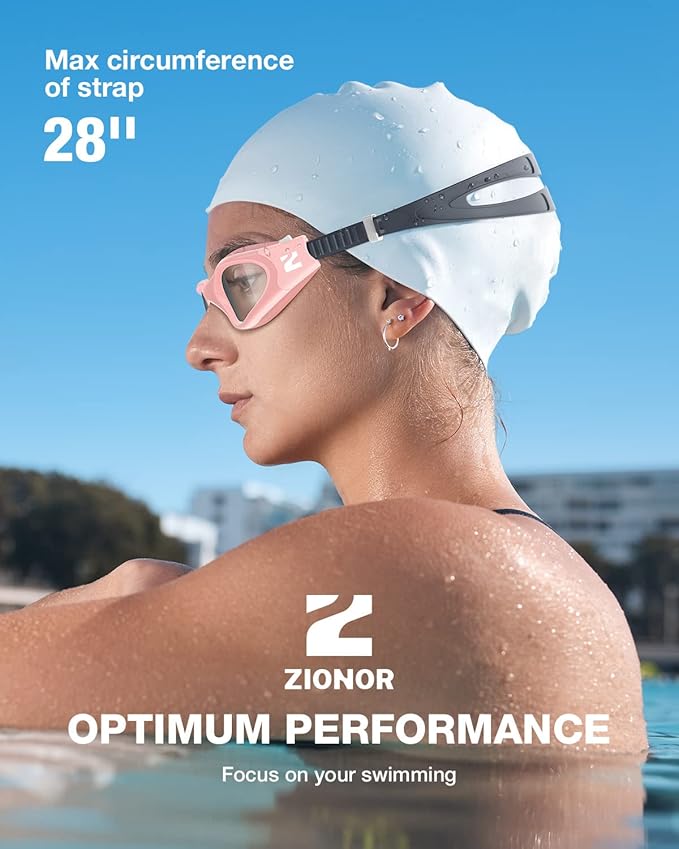 ZIONOR Swim Goggles, G1 SE Swimming Goggles Anti-fog for Adult Men Women-StrideForce Fitness