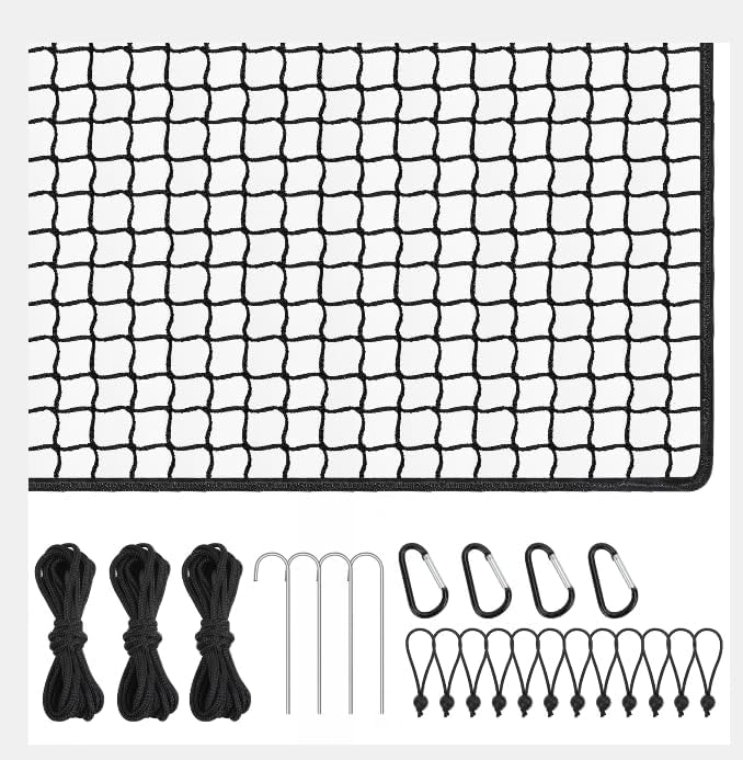 Sports Backstop Net - Hitting Net for Golf, Baseball, Hockey, Soccer - 10 x 10Ft/10 x 15Ft/10 x 20Ft/10 x 25Ft/15 x 15Ft/15 x 20Ft-StrideForce Fitness