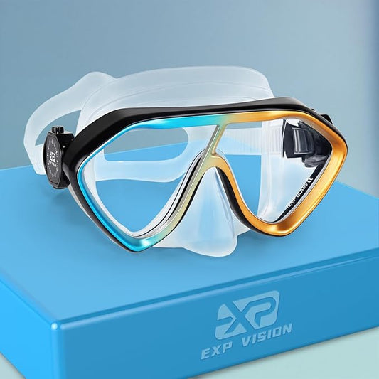 Scuba Diving Mask for Adults - Premium Anti-Fog Snorkeling Mask Comfortable & Leak-Proof Swim Goggles with Nose Cover for Scuba Diving, Snorkeling & Underwater Adventures-StrideForce Fitness