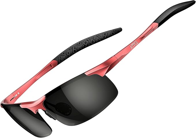 ATTCL Men's Sports Polarized Sunglasses Men for Driving running Fishing Golf - UV Protection Sun glasses Metal Frame-StrideForce Fitness