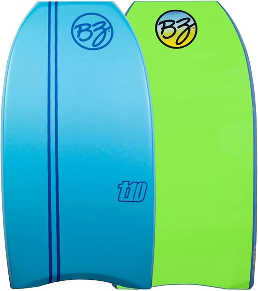 BZ BodyBoards - T-10 Progressive Series Bodyboard - HDPE Slick - Crescent Tail - PHUZION Core - 8lb Deck-StrideForce Fitness