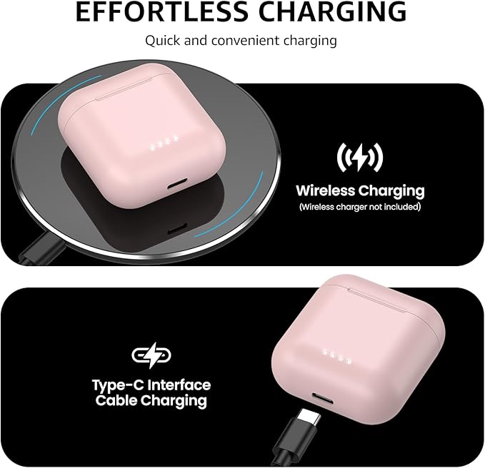 TOZO T6 Wireless Earbuds, IPX8 Waterproof Ear Buds, Stereo Bass Sound Bluetooth 5.3 Headphones in Ear, 50 Hours Playtime Earphones, Wireless Charging Case, Custom 32 EQ via APP-StrideForce Fitness