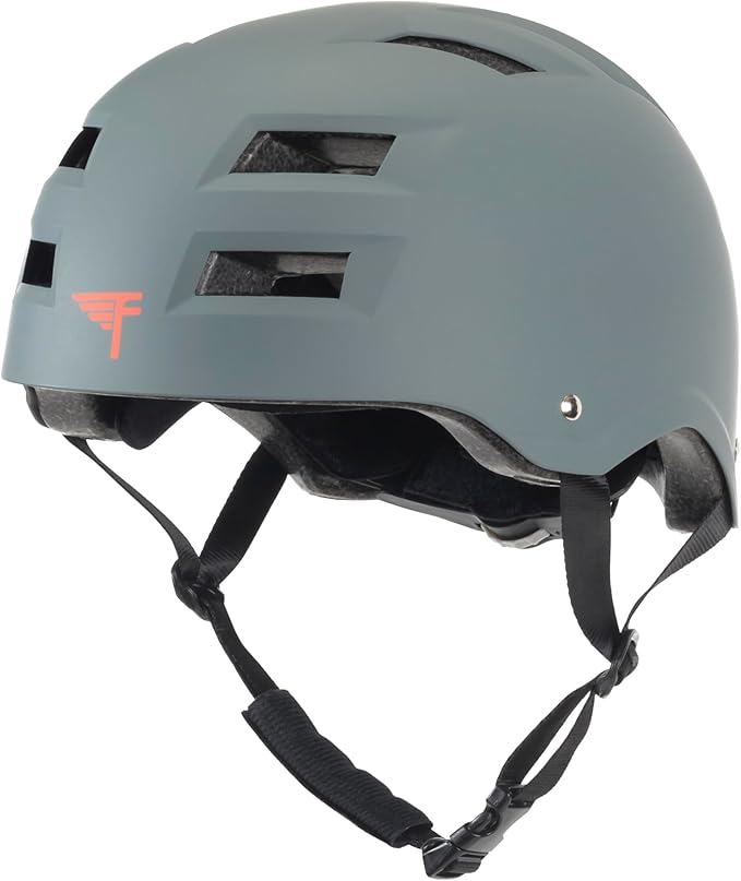 Flybar Bike Helmet- Multi Sport Dual Certified Adjustable Dial, Lightweight Skateboard Helmet, Roller Skating, Pogo, Electric Scooter, Snowboard, Boys and Girls Kids- Adults Helmets-StrideForce Fitness