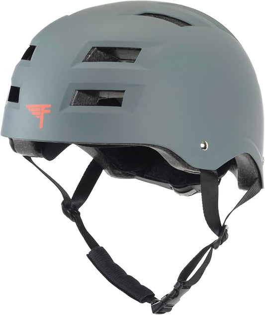 Flybar Bike Helmet- Multi Sport Dual Certified Adjustable Dial, Lightweight Skateboard Helmet, Roller Skating, Pogo, Electric Scooter, Snowboard, Boys and Girls Kids- Adults Helmets-StrideForce Fitness