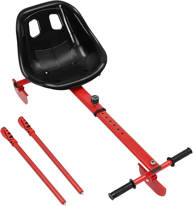 Snow Racer Sled, Modern Ski Scooter Scooter Board Snow Racer Sled up to 176.4lbs for Kids and Adults-StrideForce Fitness