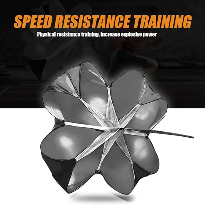 Running Speed Training, 56 inch Speed Drills Resistance Parachute Running Sprint Chute Soccer Football Sport Speed Training-StrideForce Fitness