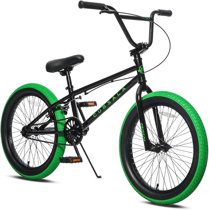 Freestyle BMX Bike, 18 20 Inch Kids Bicycle for 5-13 Years Old Kids and Beginner Level Rider, Multiple Colors-StrideForce Fitness