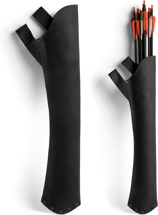 Leather Hip Quiver for Arrows, Hunting Quiver Arrow Holder, Archery Quivers Holder, Best Compound Bow Arrow Quiver for Recurve Bow, Back Quiver, Design for Archery Crossbow Quiver-StrideForce Fitness