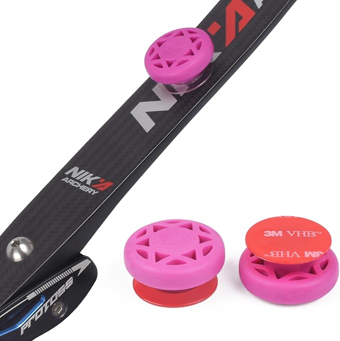 Archery Bow Stabilizer Solid Rubbe Limbs Vibration Damper for Youth Compound Bows, 2-Pack-StrideForce Fitness