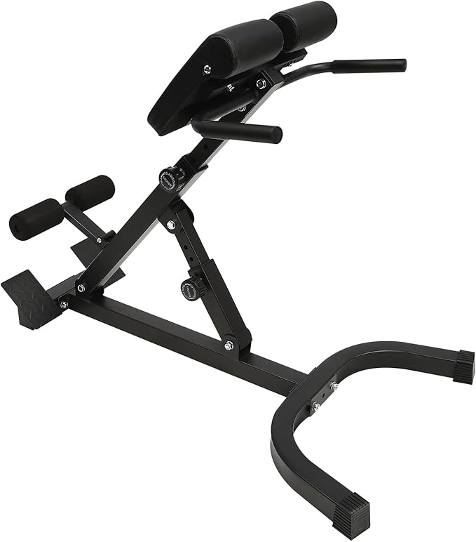 Roman Chair Back Hyper Extension Bench for Full All-in-One Body Workout,Foldable Workout Bench Machine,Adjustable Ab Sit up Bench Decline Bench Flat Bench-StrideForce Fitness