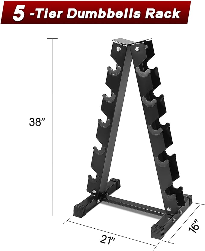 RitFit 5-650 LBS PVC Encased Hex Dumbbell Sets with Optional Rack for Home Gym, Hand weight with Chrome Handle for Strength Training, Workouts-StrideForce Fitness