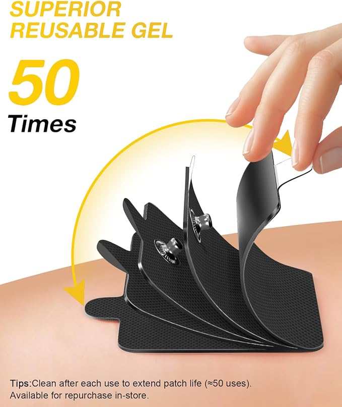 TENS Unit Muscle Stimulator for Pain Relief Therapy – 24 Modes TENS Machine & EMS Massager, Period Simulator Machine for Men & Women, Portable Muscle Stimulator for Back, Shoulder, and Neck Pain-StrideForce Fitness