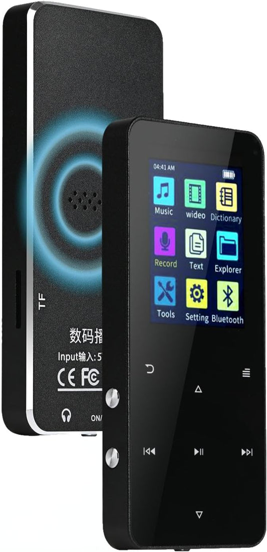 144GB MP3 Player, with Bluetooth 5.2, HiFi Sound,FM Radio, Voice Recorder, E-Book, Earphones Included，Portable Music Player for Kids ，Mini Design Ideal for Sport-StrideForce Fitness