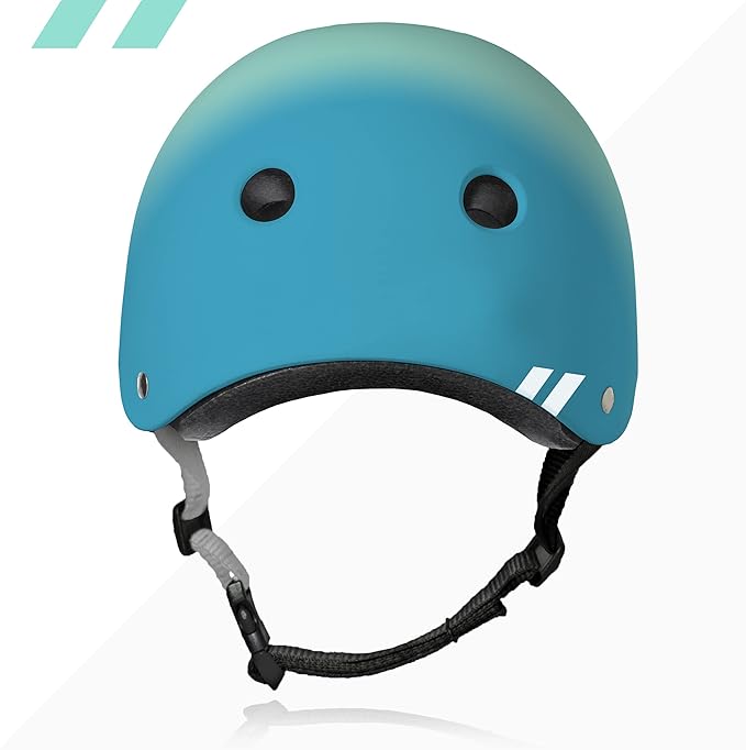80SIX Triple Certified Multisport Helmet - Ideal for Bike, Scooter, Skateboard, Roller Skate and Inline Skate-StrideForce Fitness