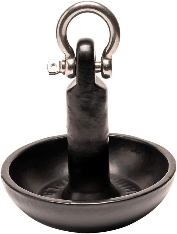 Newport Premium 10lb Mushroom Anchor Kit w/Bag, Rope, Buoy, & Stainless Hardware-StrideForce Fitness