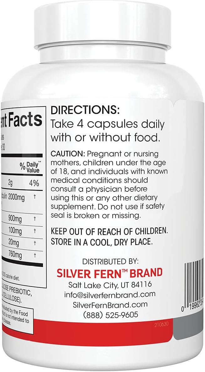 Silver Fern Cleanse - Daily Gut - 1 Bottle - 120 Capsules - 30 Day Supply - Immunoglobulin G, A & M -(IgG, IGA, IgM) - Postbiotic-StrideForce Fitness