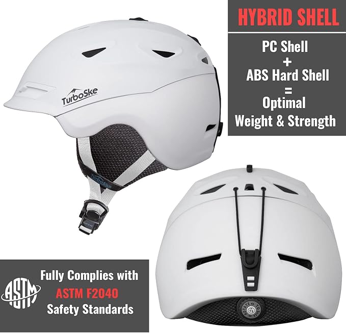Ski and Snowboard Helmet - Active Ventilation, Audio Compatible Snow Sports Luxury Helmet With ASTM Standard Safety for Men, Women and Youth-StrideForce Fitness