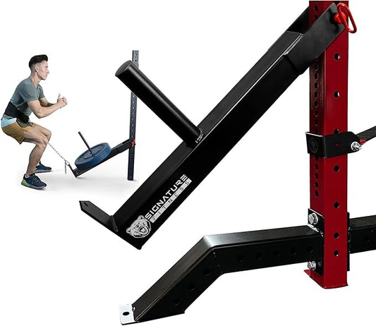 Upgraded Adjustable Jammer Arms, Lever Arms, Monolift Attachments Rated 600 LB Per Arm, Fits Racks at All Post Sizes and Hole Sizes, Pair-StrideForce Fitness