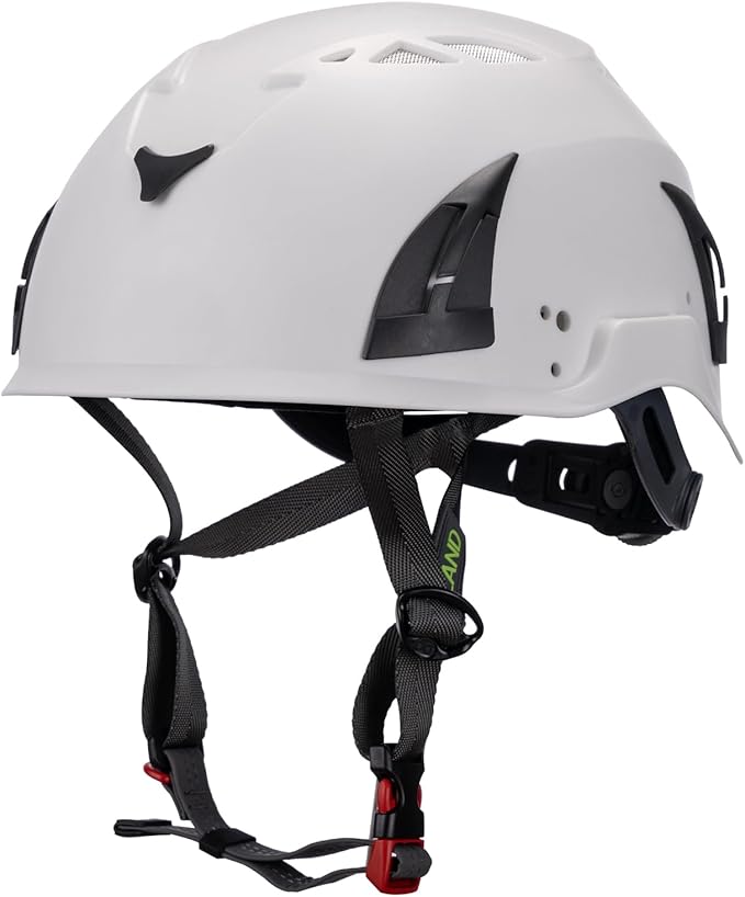Land Helmets ClimbPro Safety Helmet for Rock Climbing – Lightweight & Durable Hard Shell with Adjustable Chin Strap and Accessory Slots – Ideal for Indoor & Outdoor Adventure-StrideForce Fitness