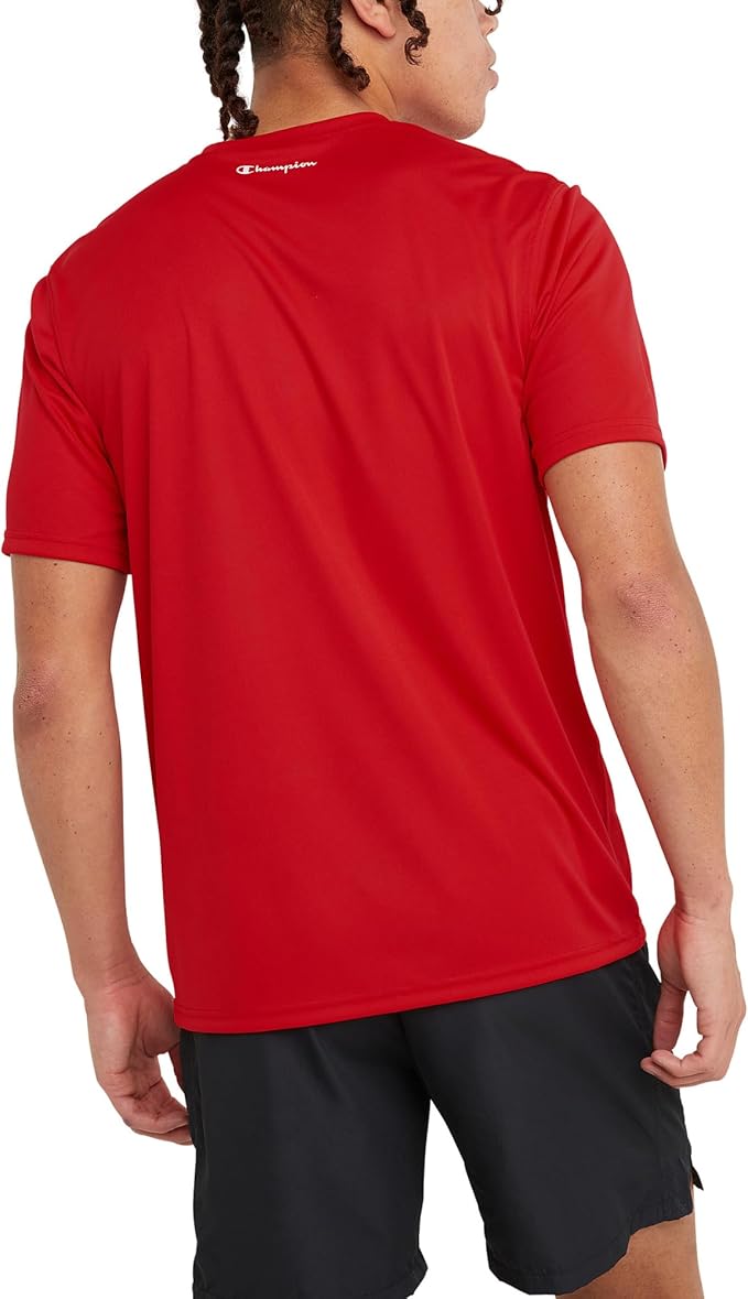 Champion Men's T-shirt, Sport Tee, Moisture Wicking, Anti Odor, Athletic T-shirt for Men (Reg. Or Big & Tall)-StrideForce Fitness