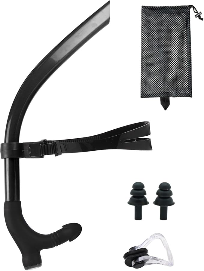 Snorkel Swim Training Practice Freestyle Learn to Swim for Pool Swimming and Open Water Snorkeling-StrideForce Fitness