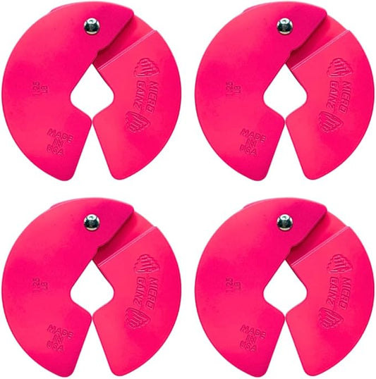 Micro Gainz Dumbbell Fractional 1.25lb Weight Plate, Ideal for Micro Loading, (Choose Color) 4 Piece Fractional Weight Plates, Designed for Dumbbell Training, Made In USA-StrideForce Fitness