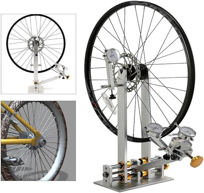 LYNICESHOP Wheel Truing Stand, 10"-29" Bicycle Wheel Truing Stand Bike Hub Maintenance Platform Repair Tool Kit Professional Bicycle Wheel Repair Truing Bearing Stand-StrideForce Fitness