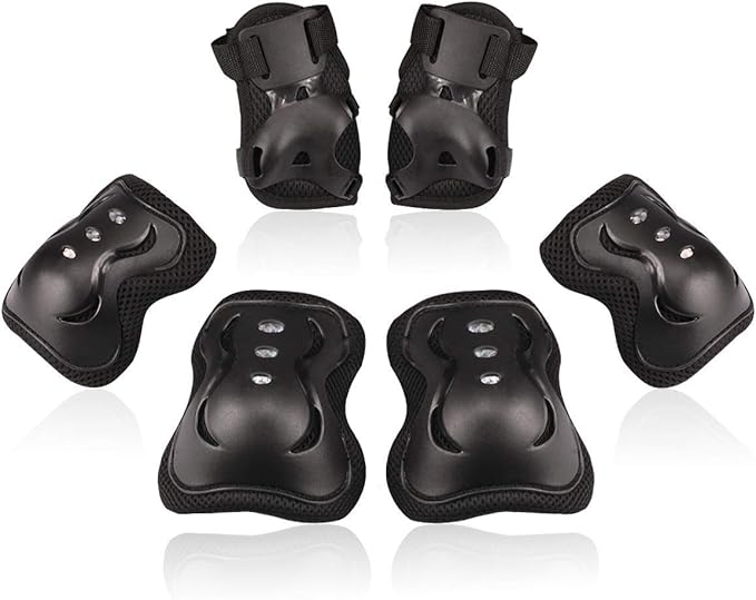 BOSONER Kids/Youth Knee Pad Elbow Pads Guards Protective Gear Set for Roller Skates Cycling BMX Bike Skateboard Inline Skatings Scooter Riding Sports-StrideForce Fitness
