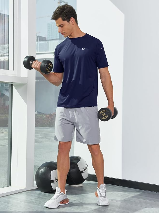 NORTHYARD Men's Athletic Running T-Shirts Quick Dry Workout Shirts Short-Sleeve Sports Gym Tee Tops Performance Activewear-StrideForce Fitness