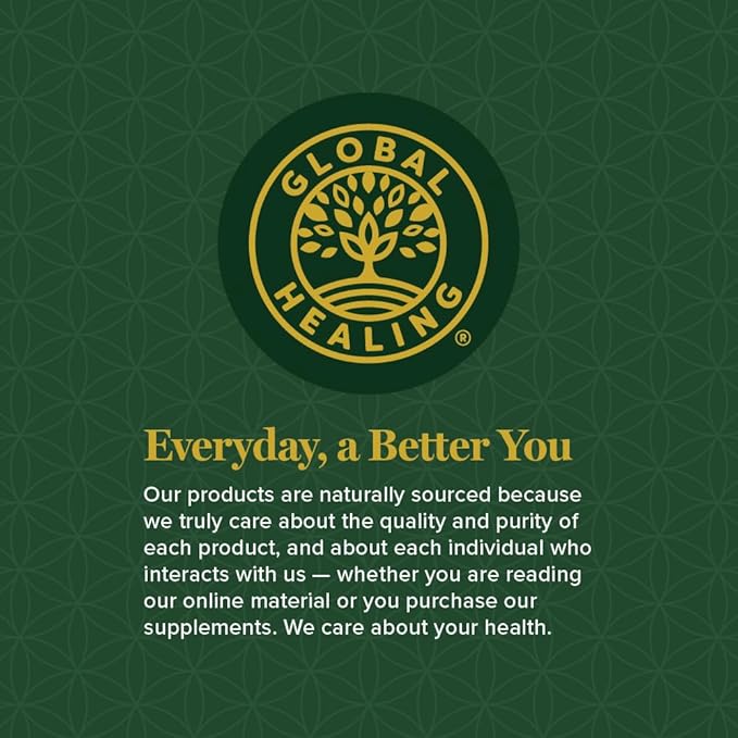 Global Healing Organic Vitamin E Liquid Drops 40 mg - Natural D-Alpha Tocopherol 15% α-tocopherol - Vegan Liquid Vitamin E Oil Oral Supplement for Skin - Low Dose Liposomal Vitamin (2 Oz)-StrideForce Fitness